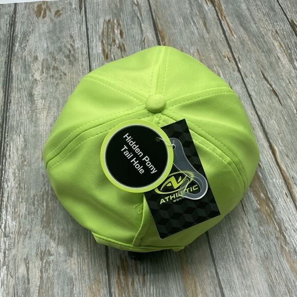 Men’s Women’s Florescent Adjustable Ponytail Baseball Cap Hat - Picture 3 of 6